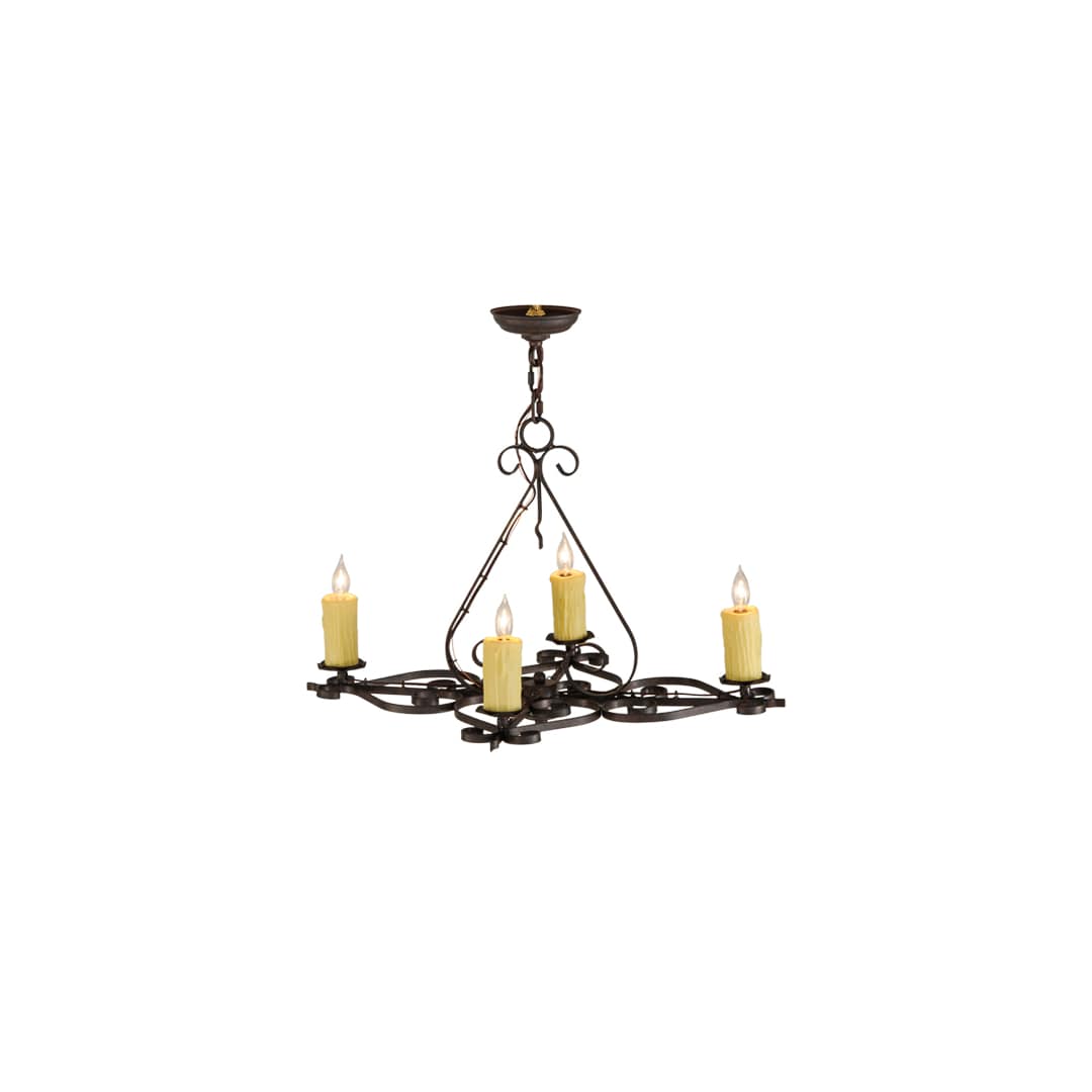Elianna 4 Light 22" Wide Taper Candle Style Chandelier