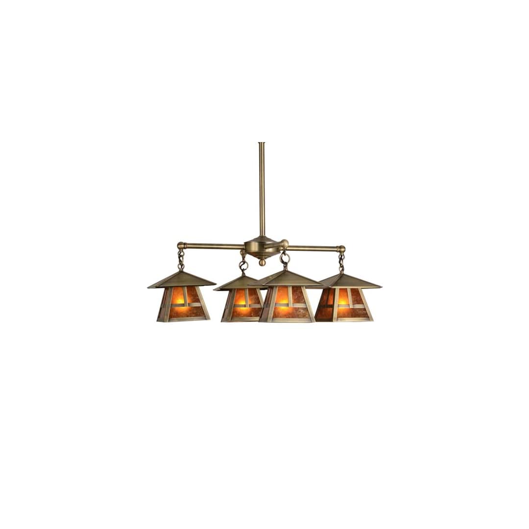Stillwater T Mission 4 Light 30" Wide Chandelier