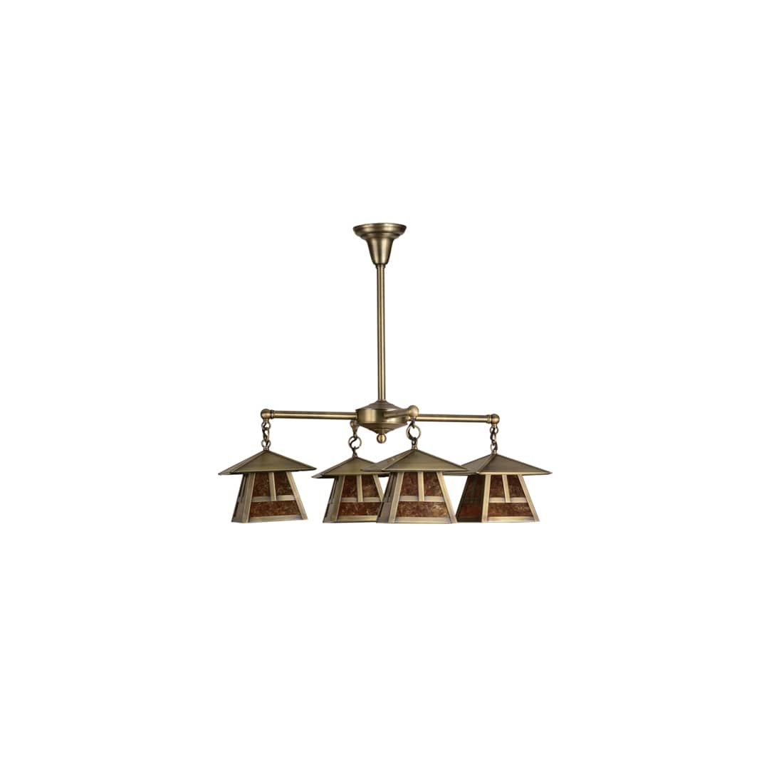Stillwater T Mission 4 Light 30" Wide Chandelier