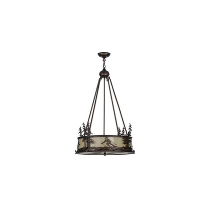 Alpine 4 Light 23" Wide Suspension Pendant