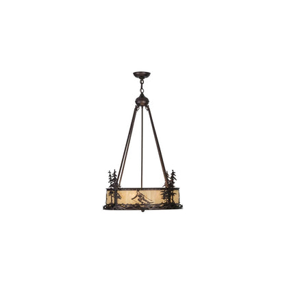 Alpine 4 Light 23" Wide Suspension Pendant