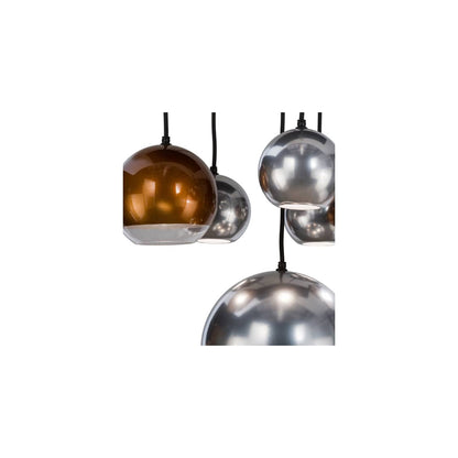 Metalica 6 Light 18" Wide Abstract Multi Light Pendant