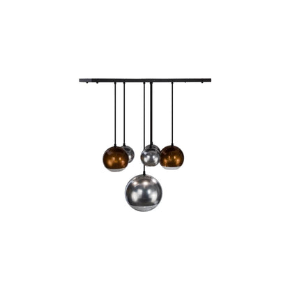 Metalica 6 Light 18" Wide Abstract Multi Light Pendant