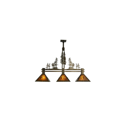 Tall Pines 3 Light 12" Wide Linear Pendant