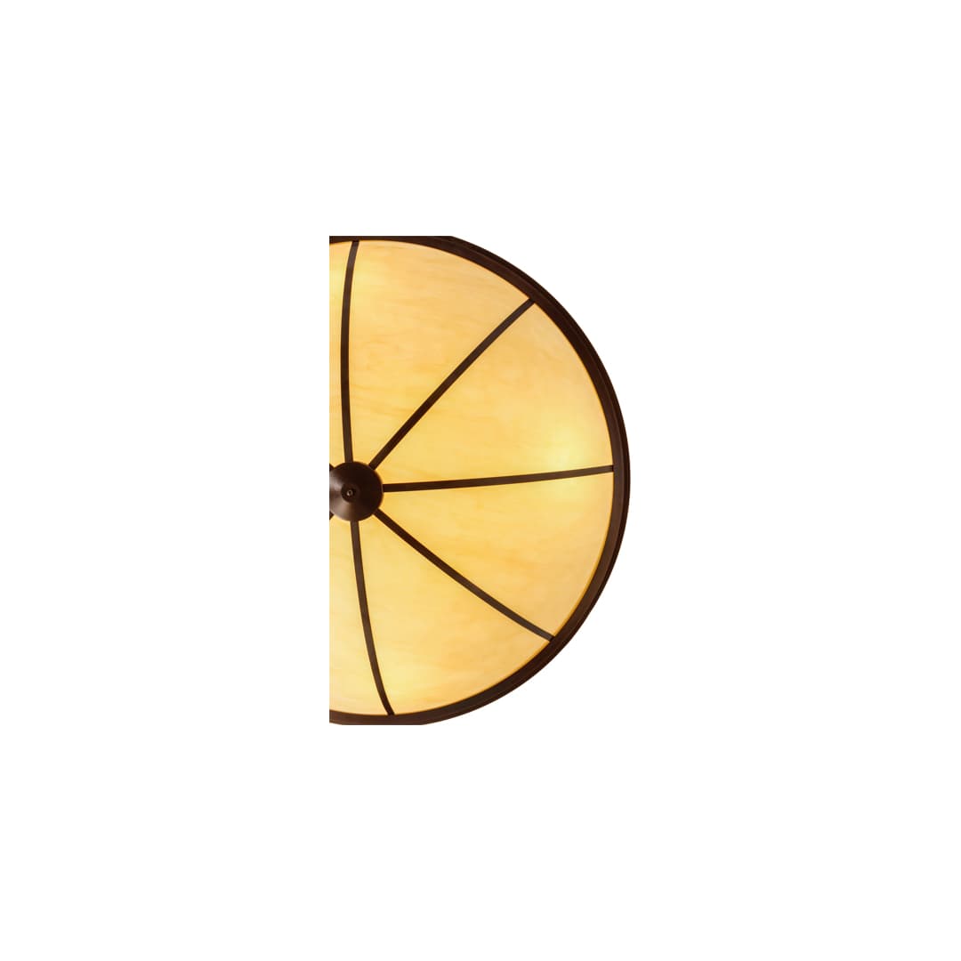 Commerce 8 Light 72" Wide Semi-Flush Bowl Ceiling Fixture - Copper Vein Finish