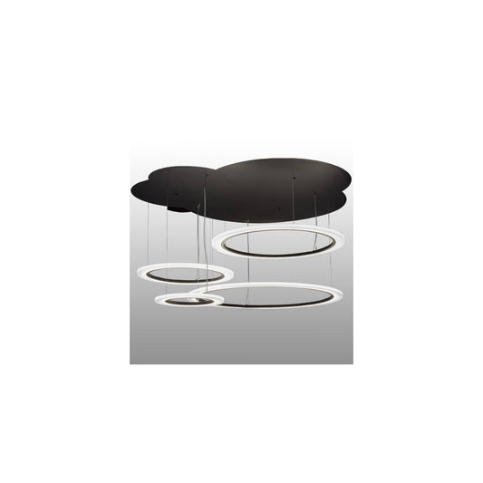 Anillo 84" Wide Abstract Multi Light Pendant