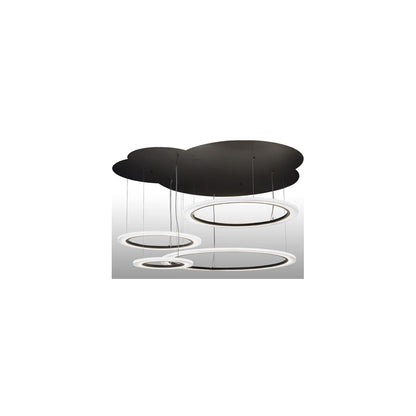 Anillo 84" Wide Abstract Multi Light Pendant