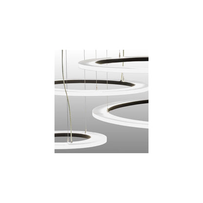 Anillo 84" Wide Abstract Multi Light Pendant