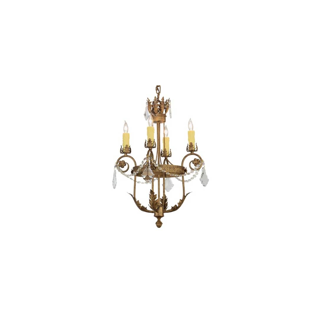 Antonia 4 Light 18" Wide Taper Candle Multi Light Pendant