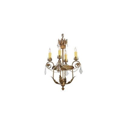 Antonia 4 Light 18" Wide Taper Candle Multi Light Pendant