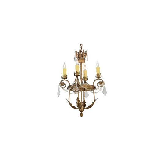 Antonia 4 Light 18" Wide Taper Candle Multi Light Pendant