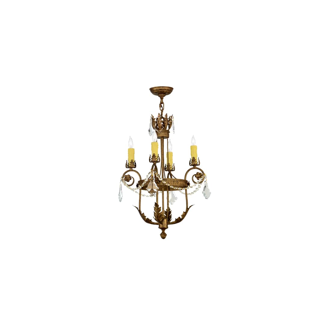 Antonia 4 Light 18" Wide Taper Candle Multi Light Pendant