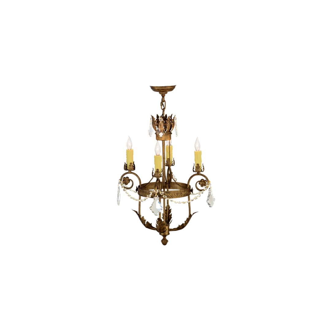 Antonia 4 Light 18" Wide Taper Candle Multi Light Pendant