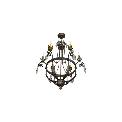 Antonia 6 Light 26" Wide Crystal Candle Style Chandelier