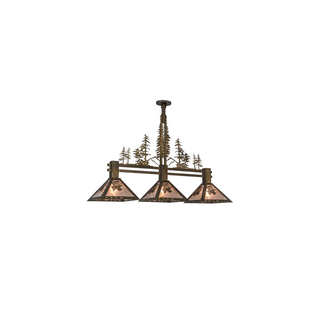 Tall Pines 3 Light 12" Wide Linear Pendant
