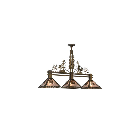 Tall Pines 3 Light 12" Wide Linear Pendant