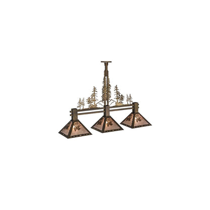 Tall Pines 3 Light 12" Wide Linear Pendant