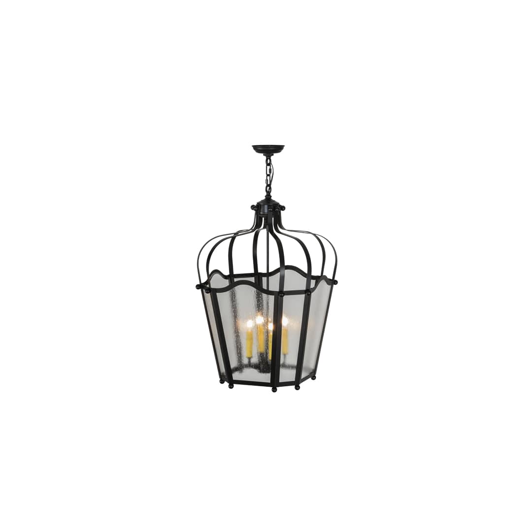 Citadel 4 Light 23" Wide Taper Candle Pendant
