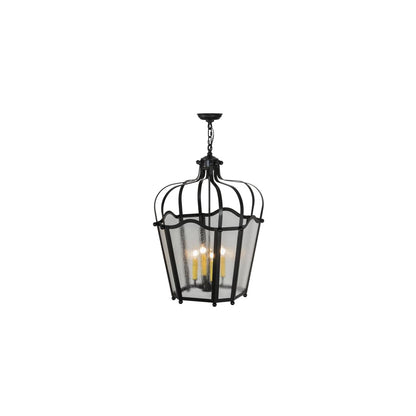 Citadel 4 Light 23" Wide Taper Candle Pendant