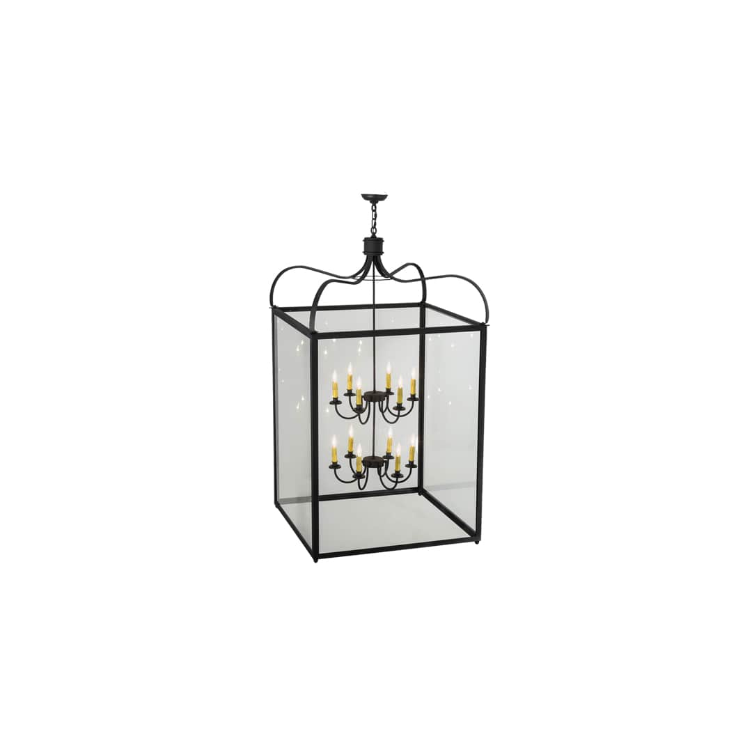 Rennes 12 Light 45" Wide Taper Candle Pendant