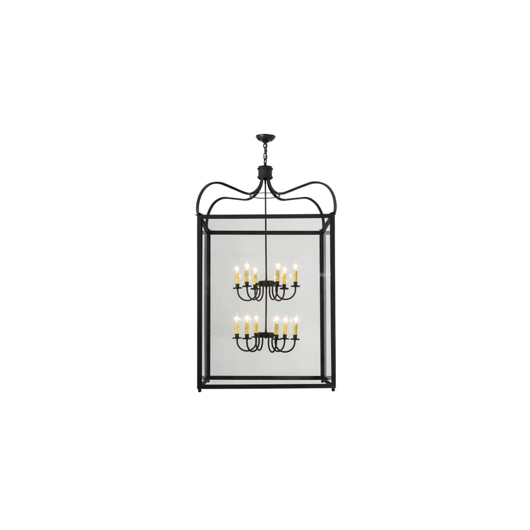 Rennes 12 Light 45" Wide Taper Candle Pendant