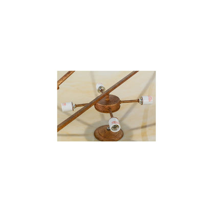 Commerce 4 Light 45" Wide Semi-Flush Bowl Ceiling Fixture - Autumn Leaf Finish