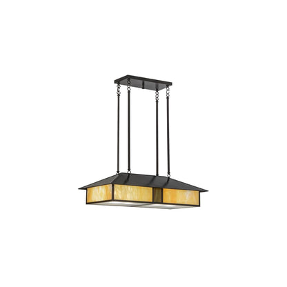 Mission 4 Light 20" Wide Linear Pendant