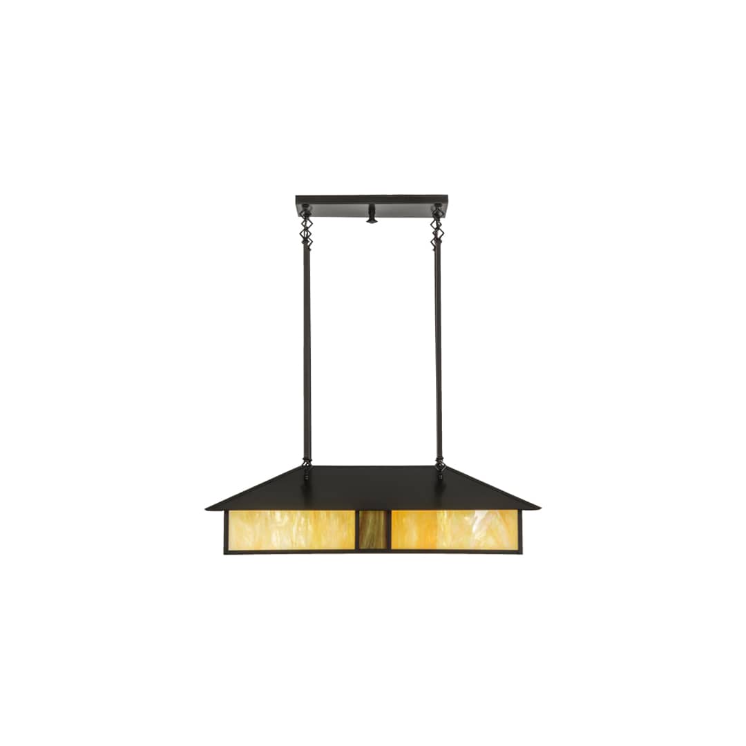 Mission 4 Light 20" Wide Linear Pendant