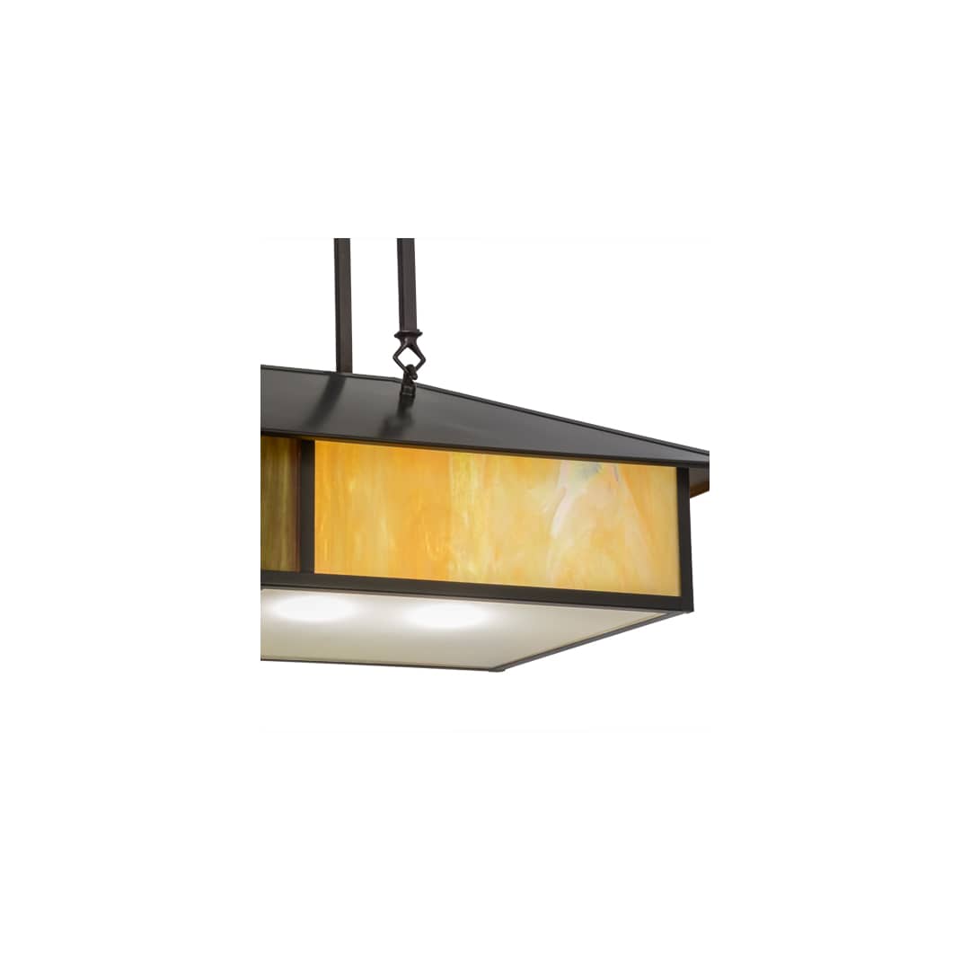 Mission 4 Light 20" Wide Linear Pendant