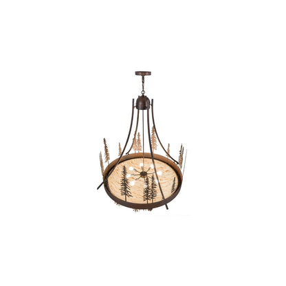 Tall Pines 8 Light 50" Wide Pendant