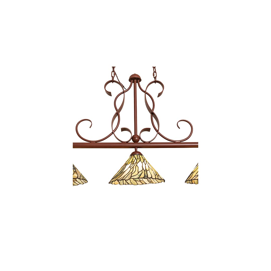 Jadestone 3 Light 12" Wide Linear Pendant