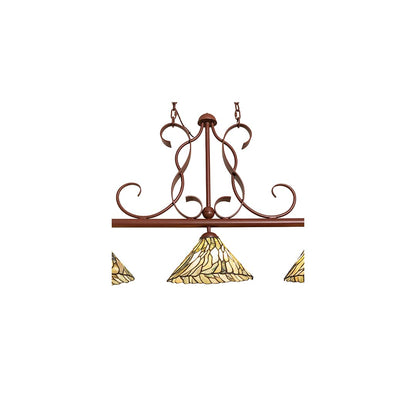 Jadestone 3 Light 12" Wide Linear Pendant