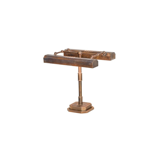 Fargo Bankers Lamp 2 Light 16" Tall Buffet Table Lamp