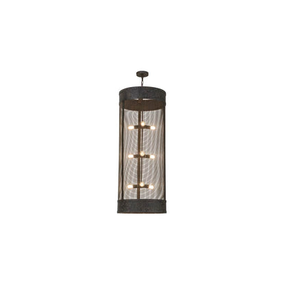 Cilindro 9 Light 24" Wide Cage Pendant