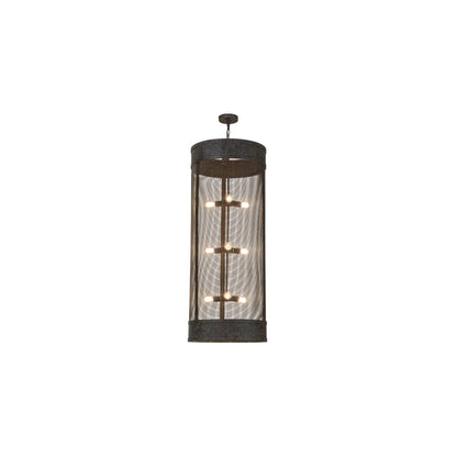 Cilindro 9 Light 24" Wide Cage Pendant