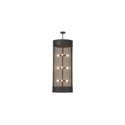 Cilindro 9 Light 24" Wide Cage Pendant
