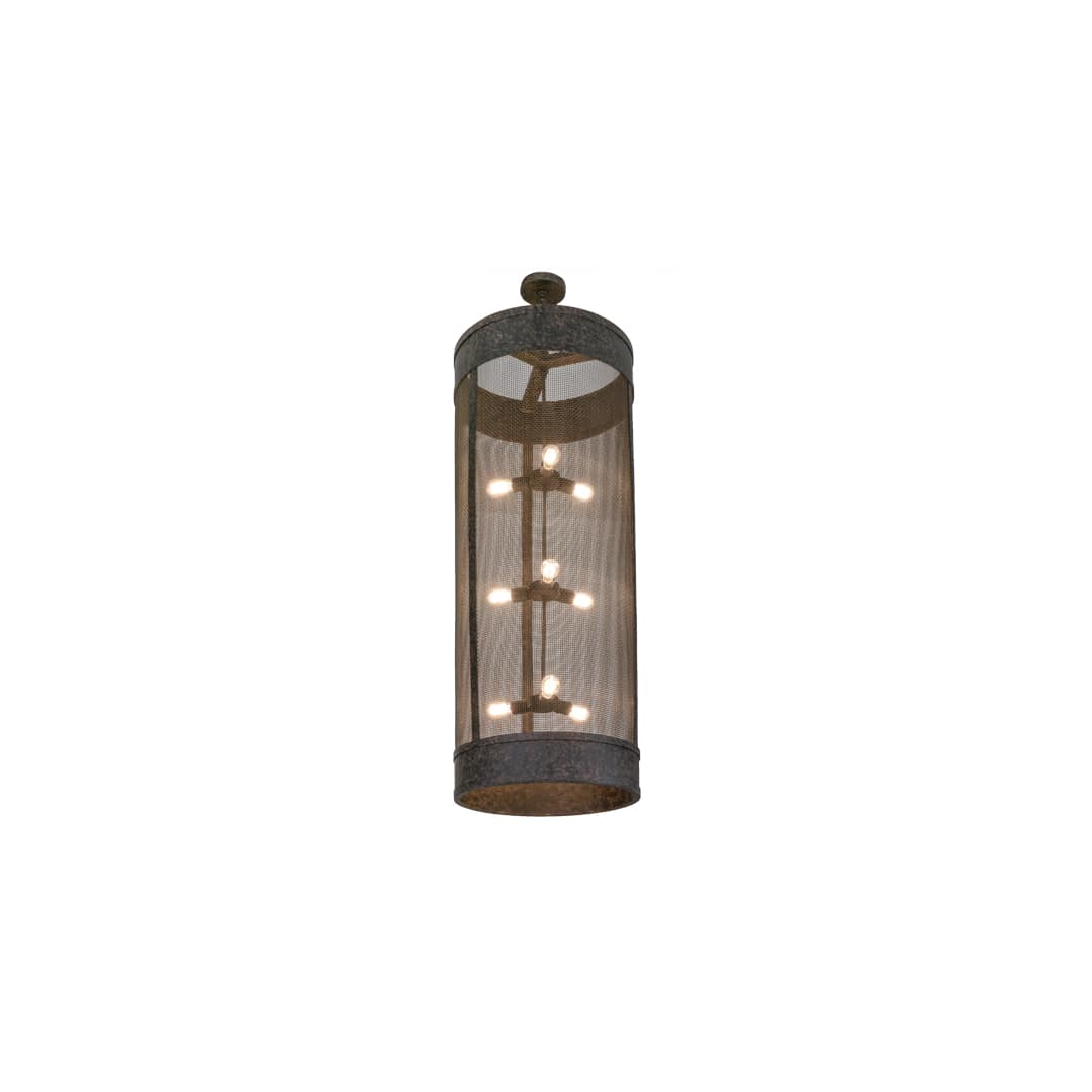 Cilindro 9 Light 24" Wide Cage Pendant