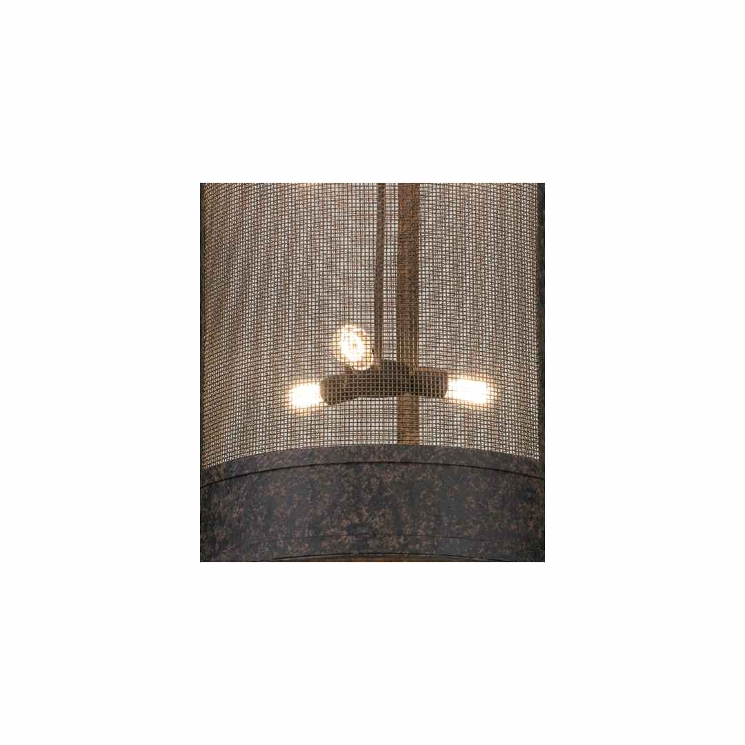 Cilindro 9 Light 24" Wide Cage Pendant