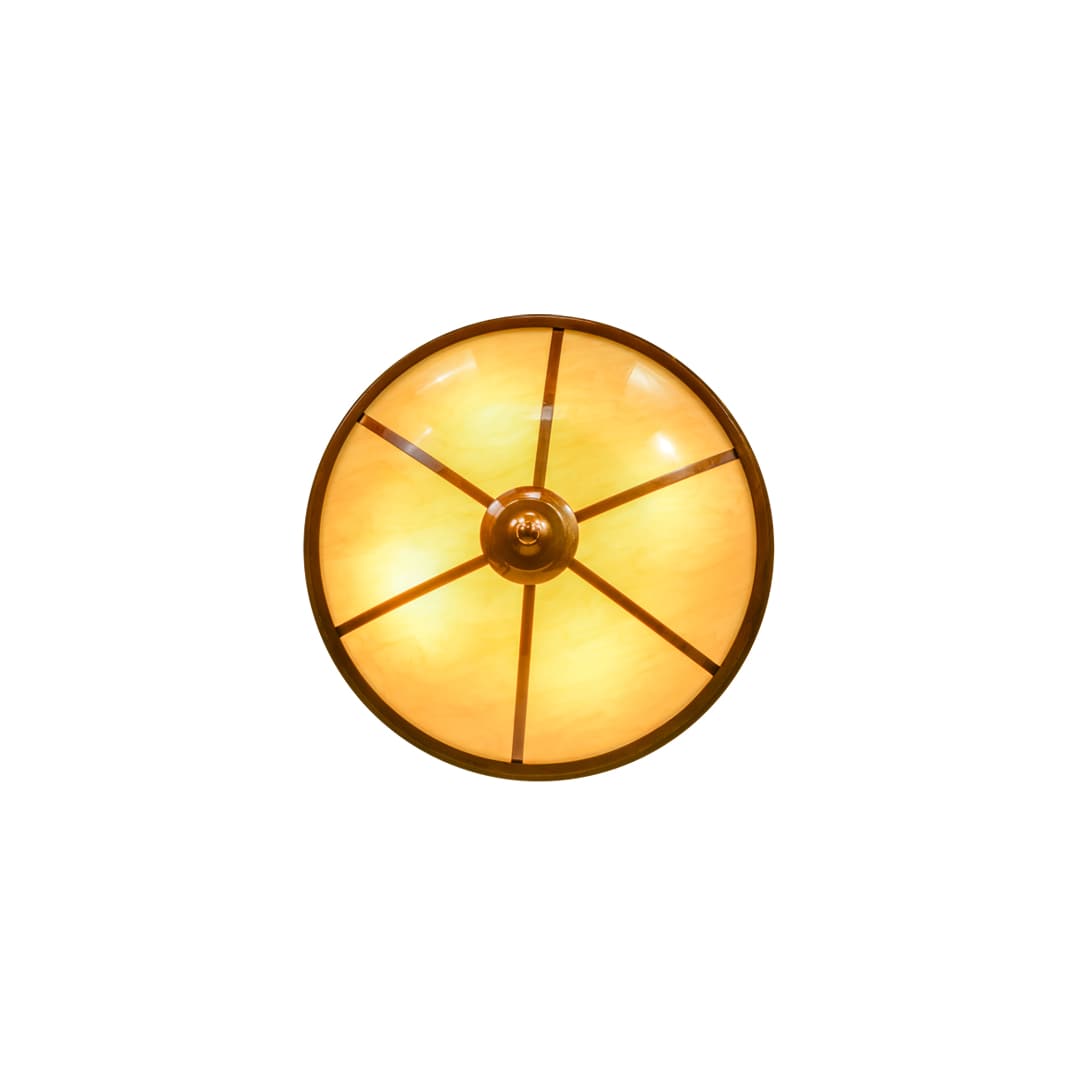 Commerce 4 Light 20" Wide Semi-Flush Bowl Ceiling Fixture - Transparent Copper Finish