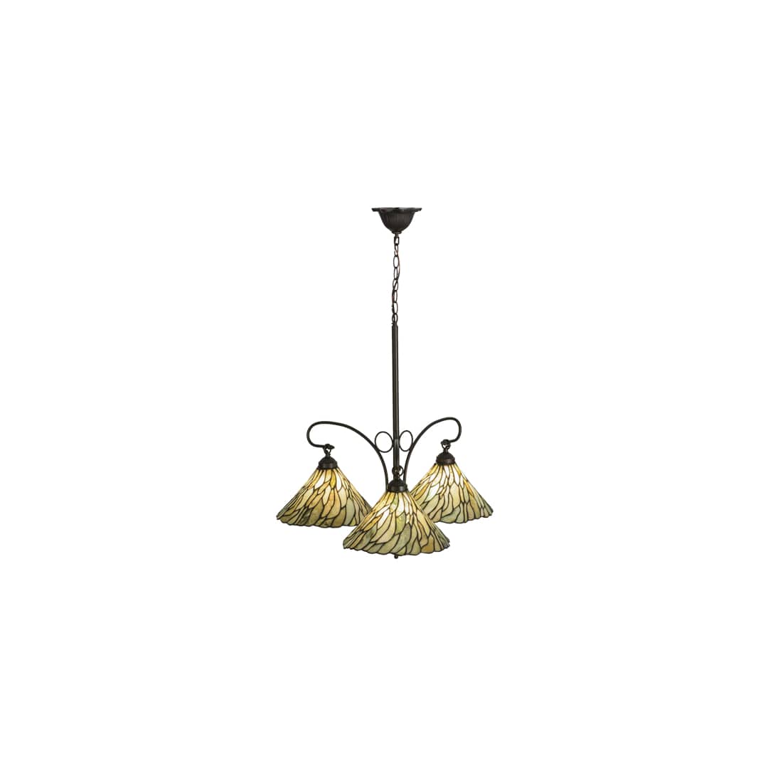 Willow Jadestone 3 Light 30" Wide Chandelier