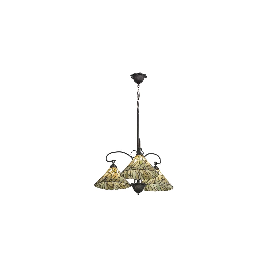 Willow Jadestone 3 Light 30" Wide Chandelier