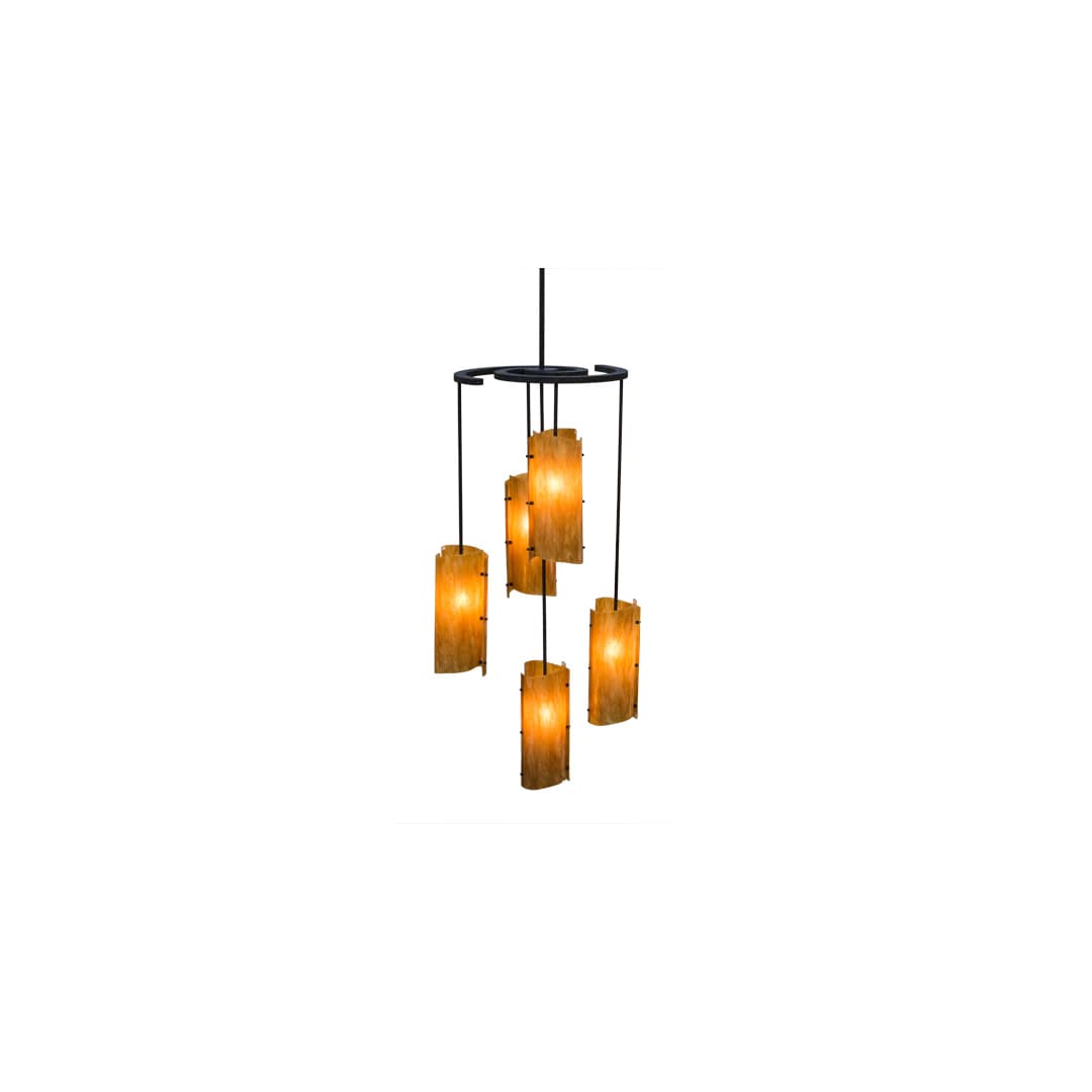 Vortex 5 Light 34" Wide Chandelier