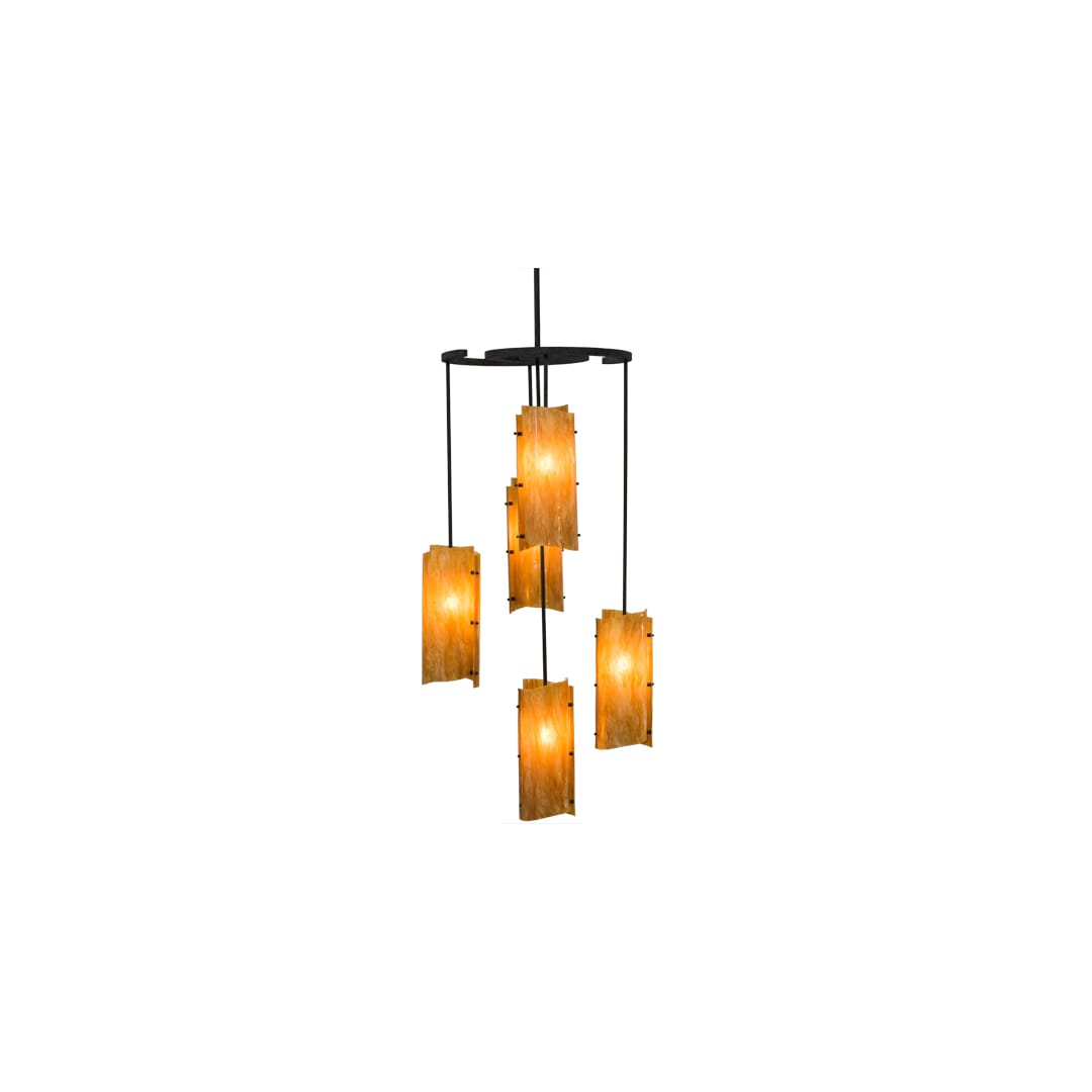 Vortex 5 Light 34" Wide Chandelier