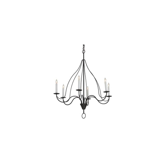 Polonaise 6 Light 36" Wide Taper Candle Style Chandelier