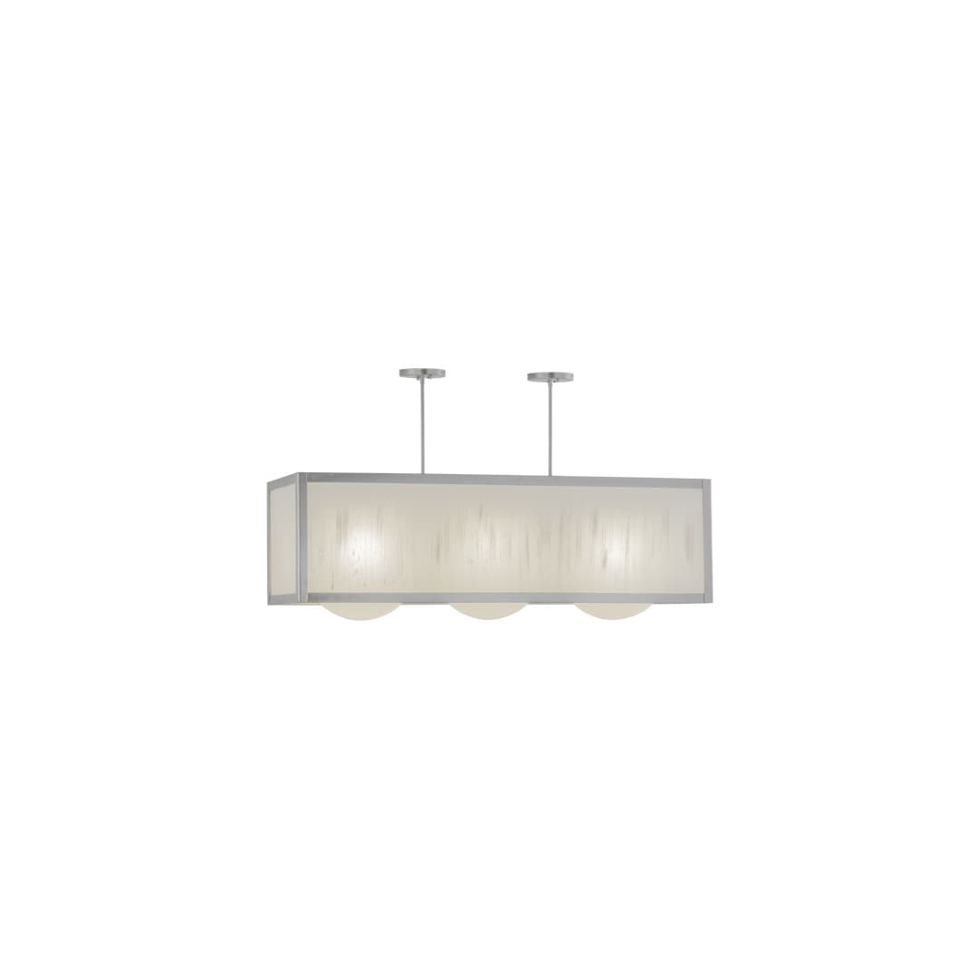 Quadrato 3 Light 17" Wide Linear Pendant