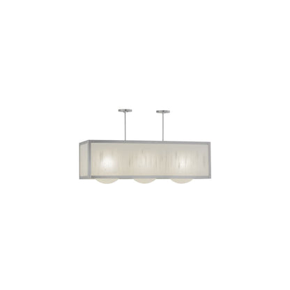 Quadrato 3 Light 17" Wide Linear Pendant