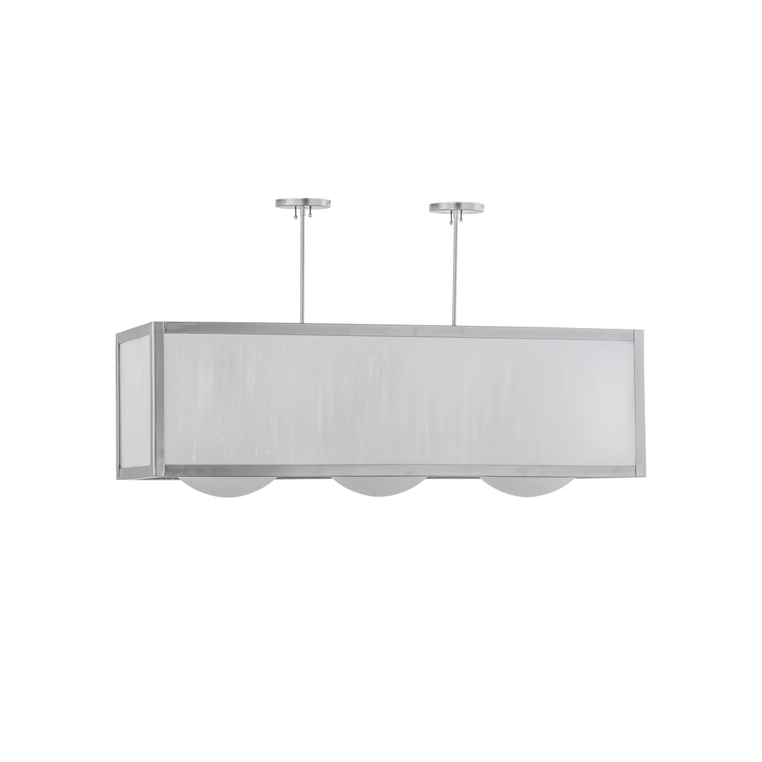 Quadrato 3 Light 17" Wide Linear Pendant