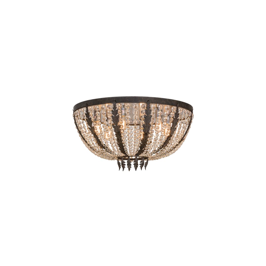 Chrisanne 6 Light 32" Wide Flush Mount Bowl Ceiling Fixture
