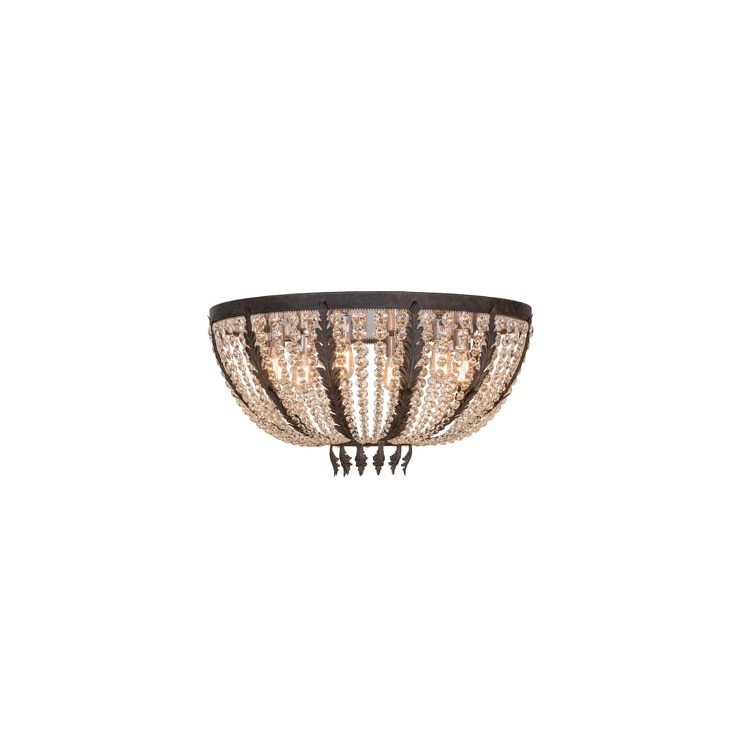 Chrisanne 6 Light 32" Wide Flush Mount Bowl Ceiling Fixture