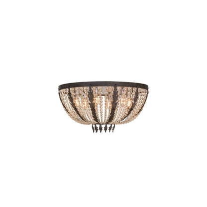 Chrisanne 6 Light 32" Wide Flush Mount Bowl Ceiling Fixture